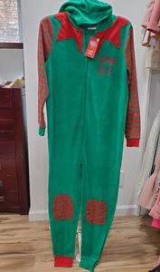 NWT Woman Christmas Elf Pajama